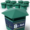 A set of green snail traps for a garden. Produktbild-Vorschau