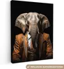 MuchoWow® - Leinwandbilder - Elefant - Porträt - Tier, Produktbild-Vorschau 1