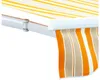 Gelenkarmmarkise 5x3 Stoff gestreift orange/grau/weiß Produktbild-Vorschau 5
