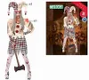 Zakrwawiony arlekin damski kostium Halloween zombie Podgląd zdjęcia produktu 3