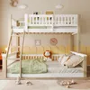 A child's bedroom with a bunk bed, toys, and decorations. Produktbild-Vorschau