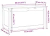 vidaXL Truhe 80x40x45,5 cm Massivholz Kiefer Produktbild-Vorschau 7