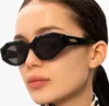 Occhiali da sole unisex Pilot con occhi di gatto, neri, Anteprima dell’immagine prodotto 1