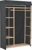 Kleiderschrank Grau 110 x 40 x 170 cm Stoff Produktbild-Vorschau 1