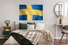 MuchoWow® Poster Nahaufnahme der Flagge von Schweden 120x80 Produktbild-Vorschau 4