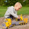 Malplay camion set rimorchio con 2 veicoli da costruzione Anteprima dell’immagine prodotto 12