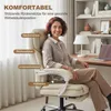 HOMCOM Bürostuhl mit Liegefunktion, höhenverstellbar Produktbild-Vorschau 4