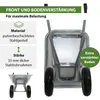 2-Rad Schubkarre verzinkt 110L Gartenkarre Baukarre Produktbild-Vorschau 6