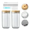 2er 24OZ Bubble Tea Becher Trinkgläser Masongläser mit Produktbild-Vorschau 13