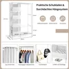 Stoffschrank Kleiderschrank, Kleiderstange und Produktbild-Vorschau 6