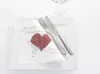 Sovie HORECA Serviette Herzlich Willkommen in Rot aus Produktbild-Vorschau 5
