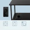 Table d'appoint Relaxdays avec prise électrique et ports Voir les images du produit 4