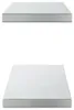 vidaXL Mensole a muro 2 pezzi 100x23,5 cm argento acciaio Anteprima dell’immagine prodotto 5