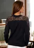 LASCANA Strickpullover mit transparentem Spitzeneinsatz Produktbild-Vorschau 4