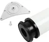 Tischbein 80mm Durchmesser Höhe 1100 mm in Weiss Tischfuß Produktbild-Vorschau 1