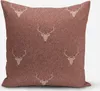 SCHÖNER LEBEN. Kissenhülle Jacquard Hirschkopf Geweih Produktbild-Vorschau 1
