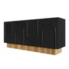Merax Buffet moderne avec 4 portes imitation bois, design Voir les images du produit 10