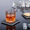 Relaxdays Schiefer Untersetzer 8er Set, Kunstleder-Box, Produktbild-Vorschau 2