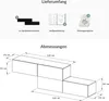 Planetmöbel Flur Möbel Garderobe Hängeschrank 2x 140 cm Produktbild-Vorschau 4
