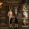 formano Hirsch Figuren 2er Set 38 cm Gold Weihnachten Produktbild-Vorschau 3