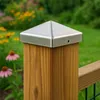 BURI 10x Edelstahl Pfostenkappe Pyramide 91x91mm Zaunkappe Produktbild-Vorschau 4