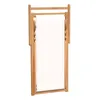 vidaXL Sdraio in teak 56x105x96 cm crema Anteprima dell’immagine prodotto 6