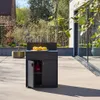 sweeek - Außenküche Stahl 2 Türen B 80 cm - Schwarz Produktbild-Vorschau 2