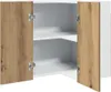 vidaXL Eck-Hängeschrank Lyon Artisan-Eiche 57x57x60 cm Produktbild-Vorschau 2