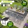 Lot de 6 chaises de jardin tillvex® empilables et Voir les images du produit 3