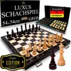 APEQi® LUXUS SCHACH - großes Schachspiel Holz HOCHWERTIG - Produktbild-Vorschau 1