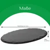 Schieferplatten 10x0,5 rund Untersetzer Tischplatz  10cm Produktbild-Vorschau 4