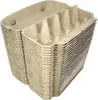 A stack of gray paper egg cartons. Produktbild-Vorschau