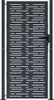 vidaXL Gartentor Anthrazit 100x200 cm Stahl Quadratisches Produktbild-Vorschau 3