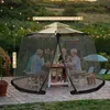 GOPLUS Moskitonetz für Sonnenschirm φ 2,5-3 m mit 2 Türen Produktbild-Vorschau 1