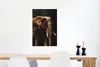 MuchoWow® Poster Elefant - Schwarz - Farbe 40x60 cm - Produktbild-Vorschau 5