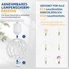 ZMH LED Deckenstrahler 4 Flammig Weiß E14 Metall Produktbild-Vorschau 5