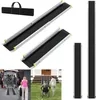 LZQ 2 x Rollstuhlrampe 76-122cm aus Aluminium mobil Rampe Produktbild-Vorschau 1