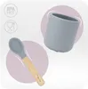 MoMi AMI - Kindergeschirr Set Silikon - Essensset für Produktbild-Vorschau 5