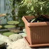Květináč TERRA hranatý 37 cm - barva: antracit Voir les images du produit 9