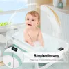 Baby Badewanne Faltbar mit Thermometer und Kissen Produktbild-Vorschau 4