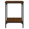 Couchtisch Braun Eichen-Optik 40x40x55 cm Holzwerkstoff Produktbild-Vorschau 4
