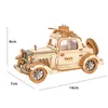 3D Holzpuzzle,Modellbausatz(165Stk,Vintage Auto)Holzbausatz Produktbild-Vorschau 5
