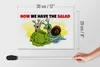 Holzschild Spruch 30x20cm Now we have the salad Schnecken Produktbild-Vorschau 5