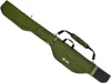A green fishing rod bag is shown against a white background. Produktbild-Vorschau