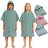 Leicht Frottee Badeponcho Kinder Mädchen Jungen Baumwolle Produktbild-Vorschau 1