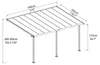 Kryt terasy Palram - Canopia Olympia 3x5.4 546 x 295 cm Náhled obrázku produktu 5