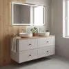Rodan | Mobile Sottolavabo - Beige e Marrone - 160 cm - 4 Anteprima dell’immagine prodotto 2