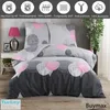 Buymax® Bettwäsche Bettbezug 135x200 cm, Kopfkissenbezug Produktbild-Vorschau 2