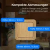 Aufputz Wandschalter Ahorn Holzoptik – Schalter IP20 für Produktbild-Vorschau 3