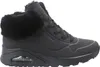 A black Skechers sneaker with faux fur trim. Produktbild-Vorschau